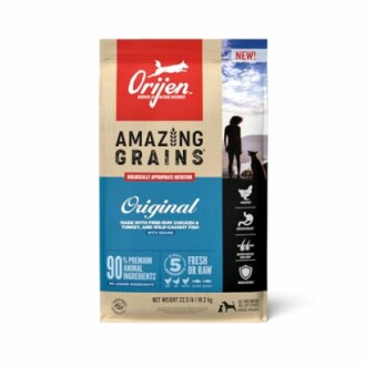 ORIJEN AMAZING GRAINS Original Dry Dog Food Review - High Protein Dog Food for Optimal Health