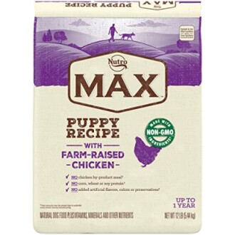 NUTRO MAX Puppy Food Review: Made With Farm-Raised Chicken